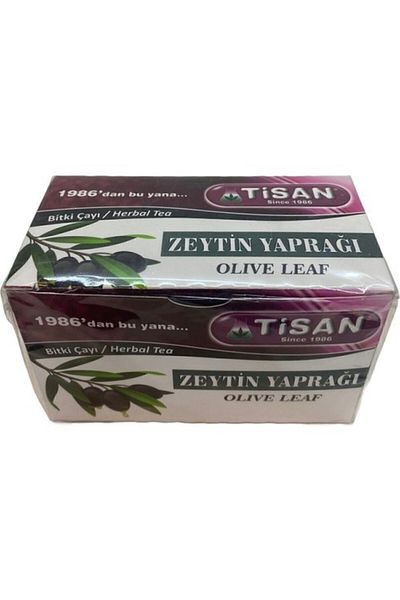 Tisan 20 Filtered Bags Olive Leaf Herbal Tea