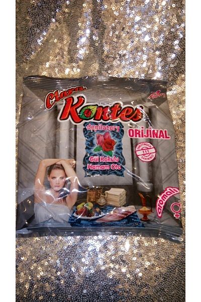 Kontes 5 Pieces Rose Scented Bath Powder