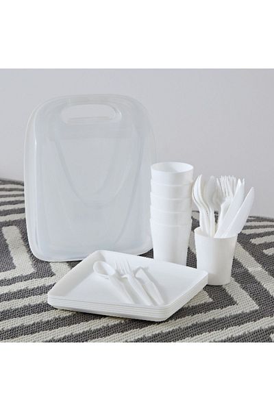 Home Box Picnic 32-Piece Dining Set