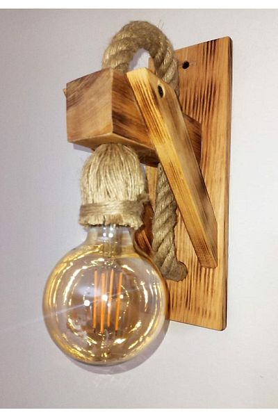 pagus Sconce Wooden Sconce Wall Lamp Wooden Sconce Wall Lamp For Cafe Hotel Restaurant