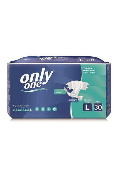 ONLYONE Only One Adult Patient Diapers Large 30 Pack Large Size Patient Diapers L