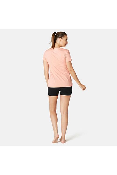 Decathlon Women's Black Slim Sports Shorts 500 - Fitness