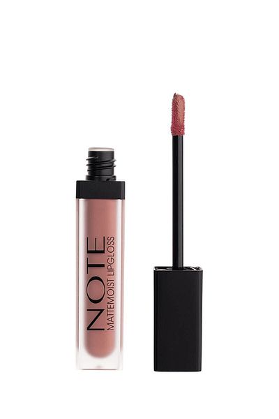 NOTE Mattemoist Lipgloss Semi Matte Satin Finished Liquid Lipstick 411 Vanilla Milk - Nude