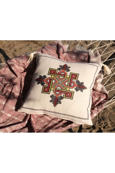 Elegancembroidery Etnik Etamin El İşlemesi Kırlent