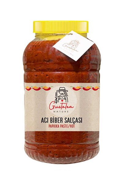 GN Gustolea Nature Ev Yapımı Güneşte Kurutulmuş Acı Biber Salçası (2025 MAHSU...