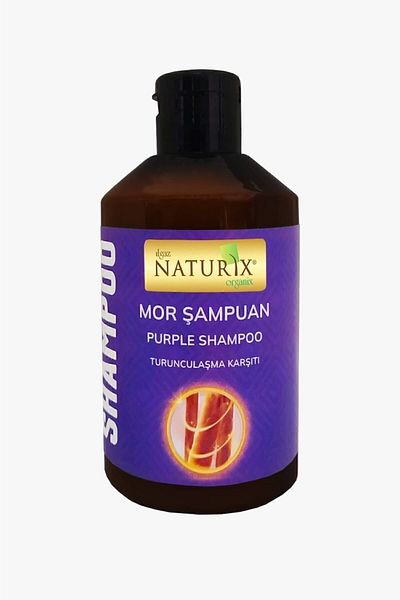 Naturix Purple Shampoo – Anti-Orange, Sulfate-Free, Paraben-Free and Phosphate-Free Care 250 ml