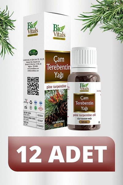 Bio Vitals 50 ml Pine Turpentine Oil - 12 PCS-Box