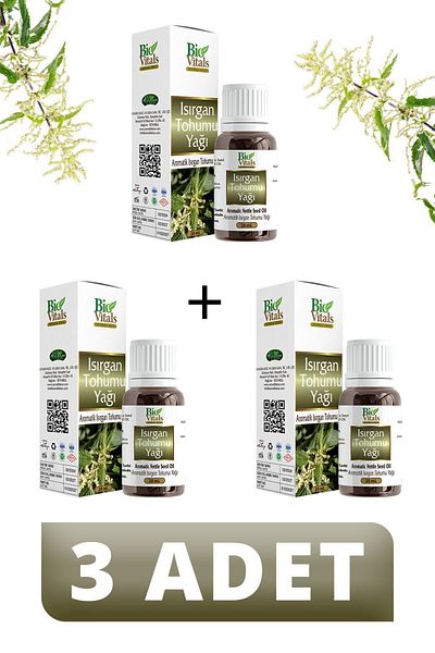 Bio Vitals 20 ml 3 PCS Nettle Oil