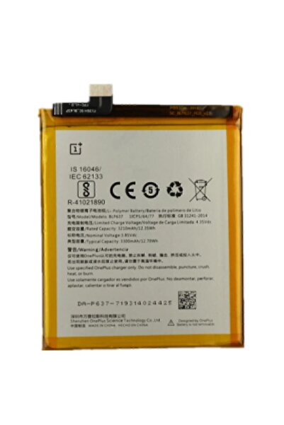 Oneplus 5-5t Uyumlu  Batarya Pil Blp637 3300mah