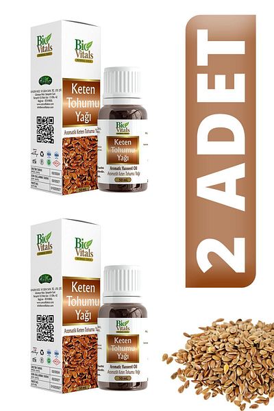 Bio Vitals 50 ml Flax Seed Oil - 2 PCS