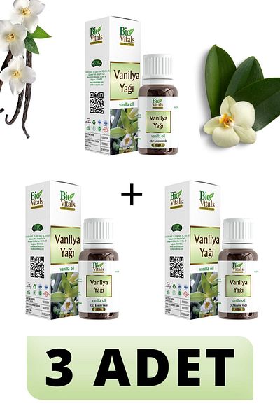 Bio Vitals 20 ml Vanilla Oil - 3 PCS