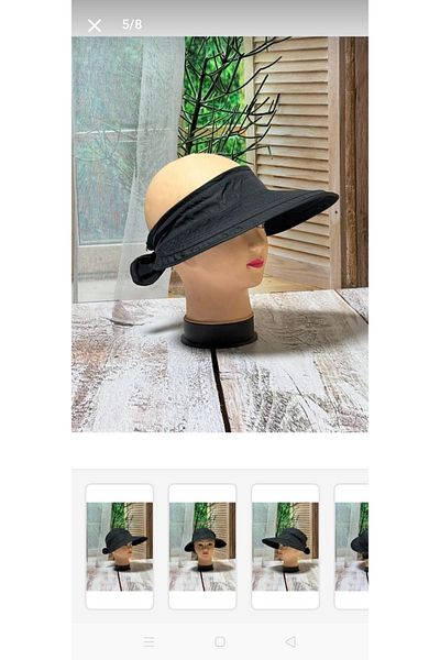MY TRAY UV Protection Sea Hat - Zippered, Detachable Back Velcro and Bow