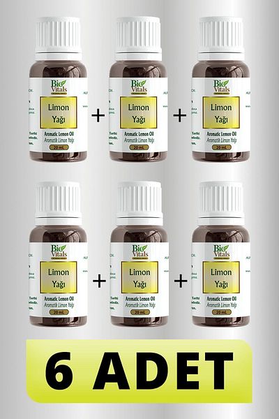 Bio Vitals 20 ml Lemon Oil - 6 PCS