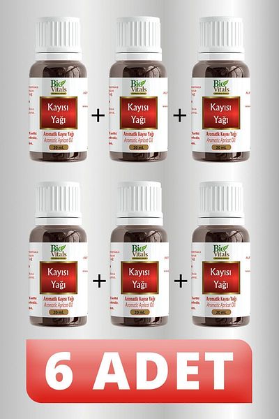 Bio Vitals 20 ml Apricot Oil - 6 PIECES