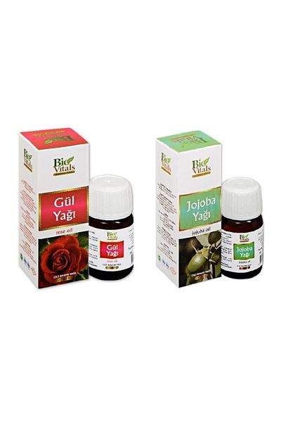 Bio Vitals Aromatic Massage and Care Oil Set - Rose and Jojoba