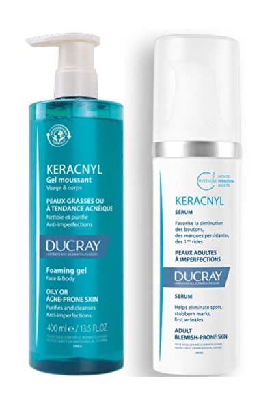 Ducray Keracnyl Yıkama Jeli 400 Ml - Keracnyl Leke Ve Kırışıklık Karşıtı Serum 30 Ml