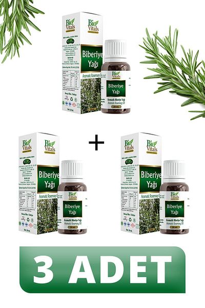 Bio Vitals 20 ml Rosemary Oil - 3 PCS