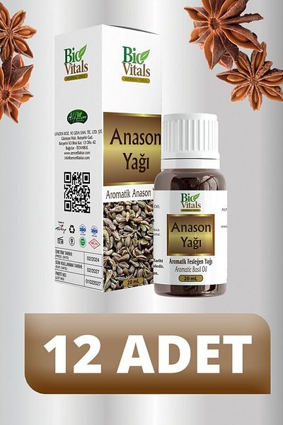Bio Vitals 20 ml Anise Oil - 12 PCS-Box
