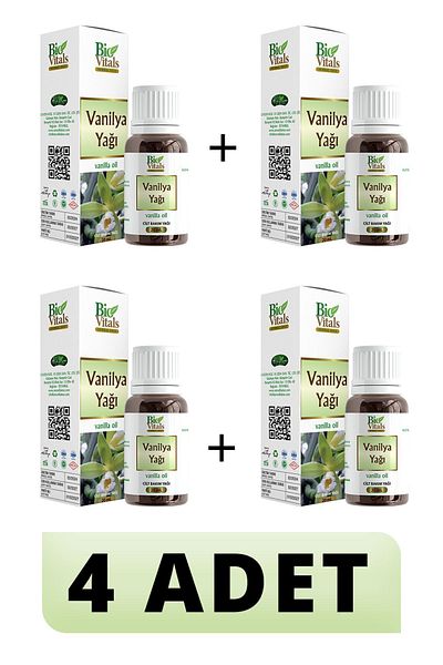 Bio Vitals Vanilla Oil - 20 ml, 4 PCS