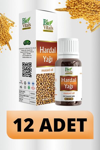 Bio Vitals 50 ml Mustard Oil - 12 PCS-Box