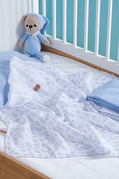 forumcotton Baby-Musselin-Bezugsset, 3-teilig