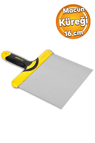 Dekor 550 Macun Küreği Macun Çekme Kürek 16 cm İnşaat Sıva Alçı Fayans Parke Duvar Plastik Saplı