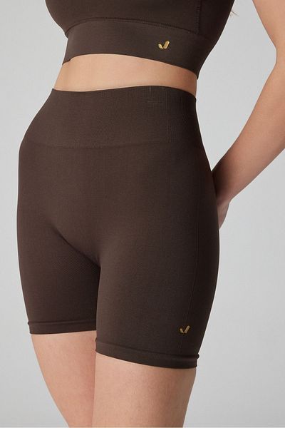 Jerf Lucia Biker Tights Dark Brown