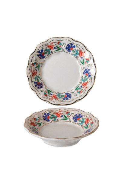 İpek Porselen 6 Lı Çay Tabağı 10 Cm Arabisk