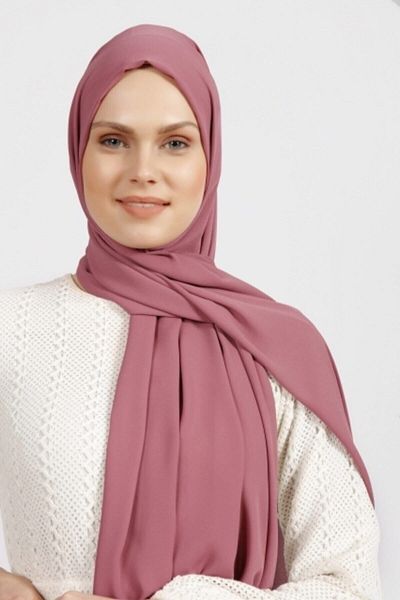 Differenza Σάλι κρεπ Dusty Rose