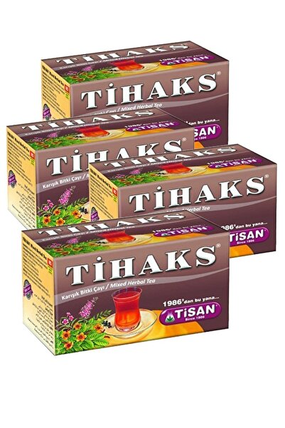 Tisan 4 Kutu Tihaks Sallama Tilaks Karışık Bitki Çayı Poşet Çay Tilax 4 Pk.