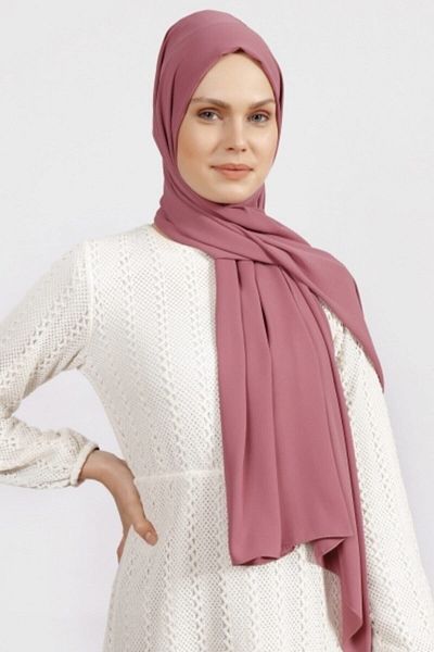 Differenza Σάλι κρεπ Dusty Rose