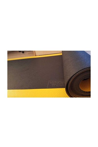 Karbonplast 2 Mm Yalıtkan Paspas Siyah Şeritli 50 X 100 Cm ( Boy X En )