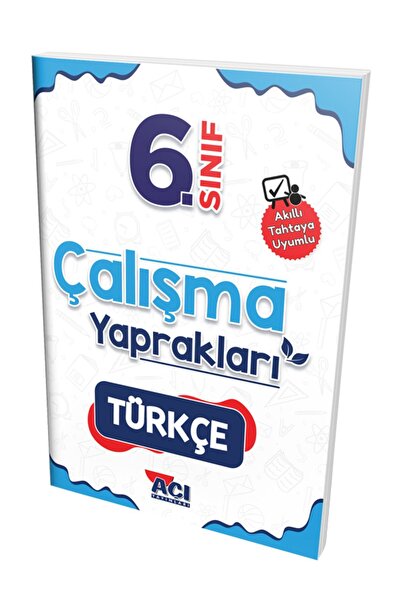 Açı Yayınları 6.Sınıf Türkçe Yaprak Test