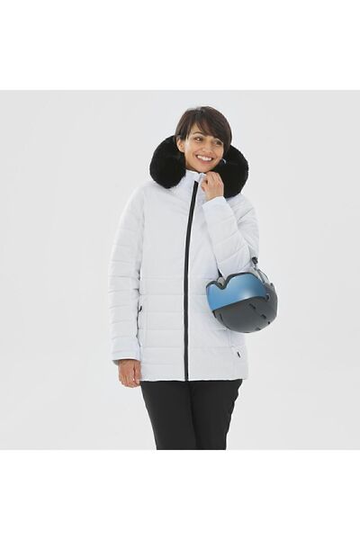 Decathlon Жіночий теплий лижний куртка - Білий - 100