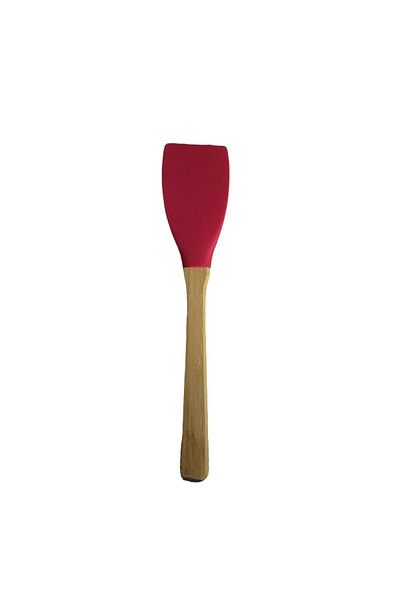 tg tek-iş global Bamboo Handle Silicone Spatula