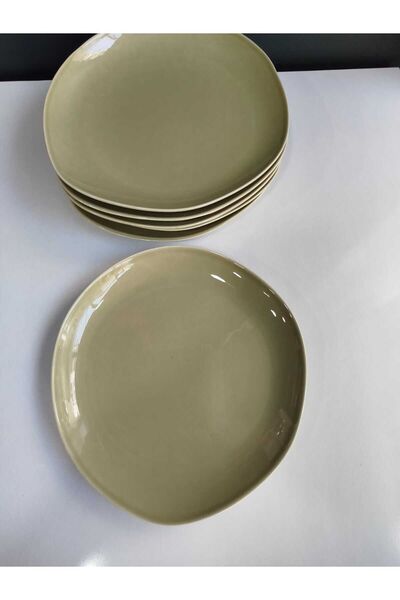 kurt41 29 Cm 6-piece Decor Cuttle Sevi̇s Plates