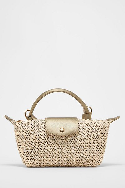 ALTUDA Straw Mini Women's Shoulder Bag - Tiny