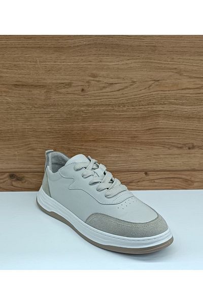 Greyder 17511 Мъжки маратонки от естествена кожа Mink - Ежедневни обувки