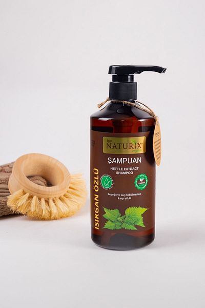 Naturix 2-Piece Salt Free Hair Care Set - Nettle 600 ml & Argan Oil Conditioner 500 ml