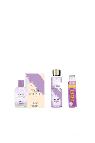 Prize Cosmetics Touch Of Purple 100ml Kadın Edp Parfüm Seti
