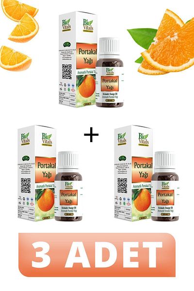 Bio Vitals 20 ml Orange Oil - 3 PCS