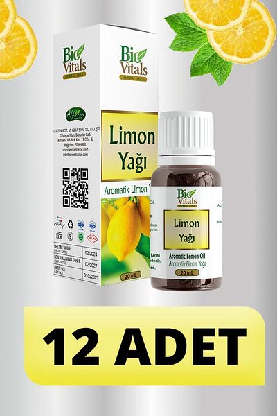 Bio Vitals 20 ml Lemon Oil - 12 PCS-Box