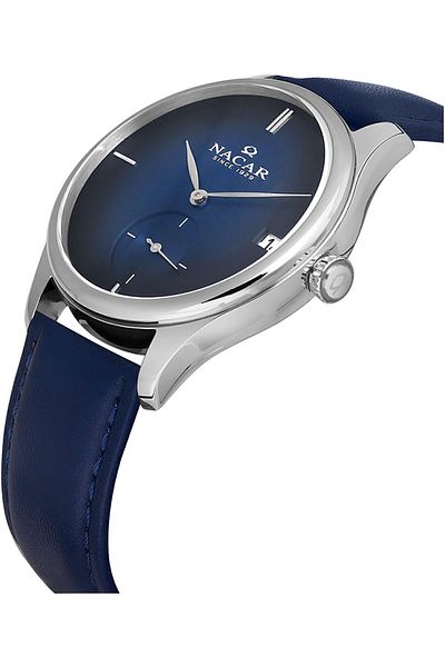Nacar Sapphire Glass Classic Blue Men's Wristwatch Nc35- 299354 -All3