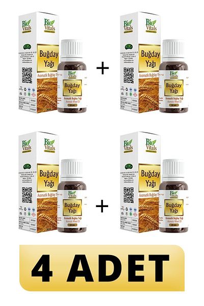 Bio Vitals 20 ml Wheat Oil - 4 PCS