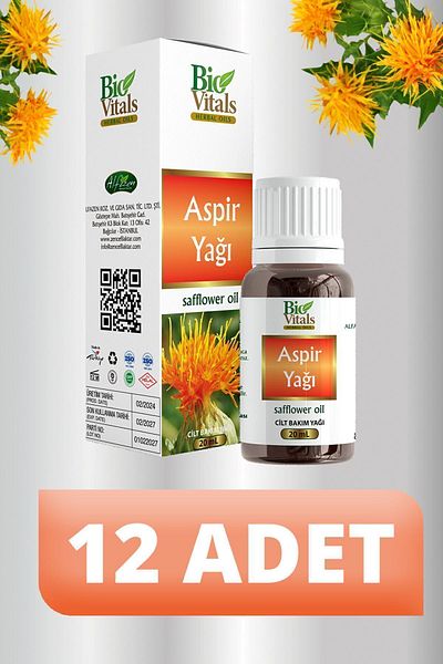 Bio Vitals 20 ml Safflower Oil - 12 PCS-Box