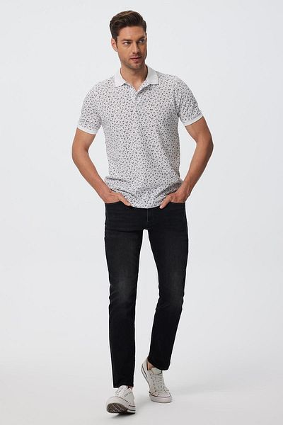 Lee Cooper Ανδρικό τζιν παντελόνι - κανονική μέση, ίσια κοπή, 241 LCM, 121001 HARRY EDDIE VENOM ST