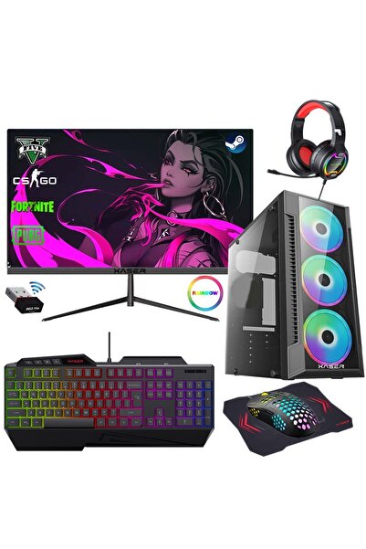 XASER Xsr427 I5 3470 16gb Ram 512gb Ssd 4gb Rx550 21.5" Monitörlü Masaüstü Oy...