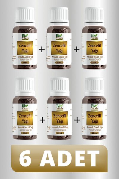 Bio Vitals Ginger Oil - 20 ml, 6 PIECES