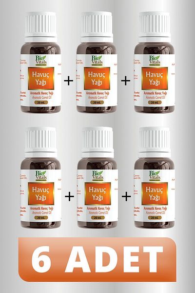 Bio Vitals 6 Pieces Carrot Oil - 20 ml