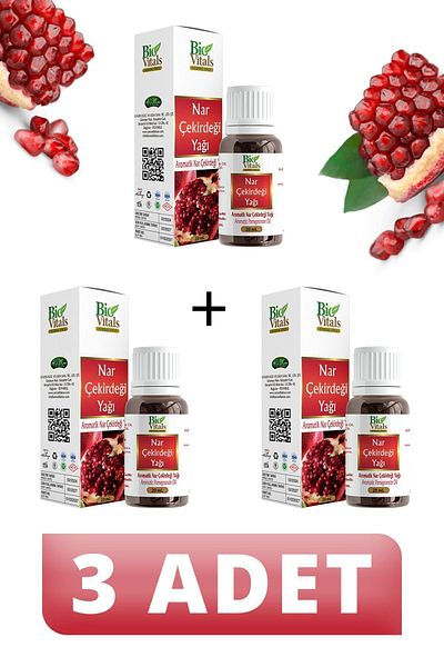 Bio Vitals 20 ml Pomegranate Seed Oil - 3 PCS